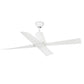 Ventilatore a Soffitto Senza Luce Bianco