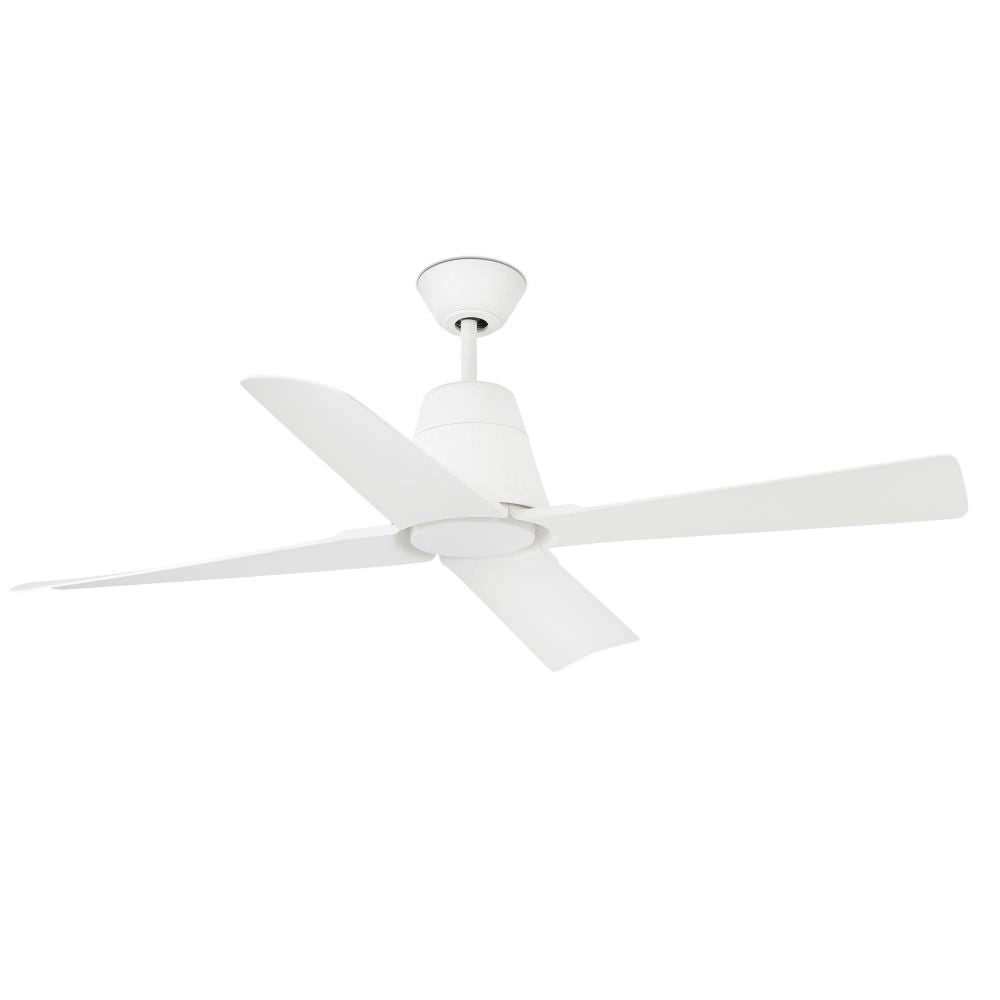 Ventilatore a Soffitto Senza Luce Bianco