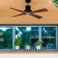 Eleganza Moderna Faro Winche 130 Dc Nero