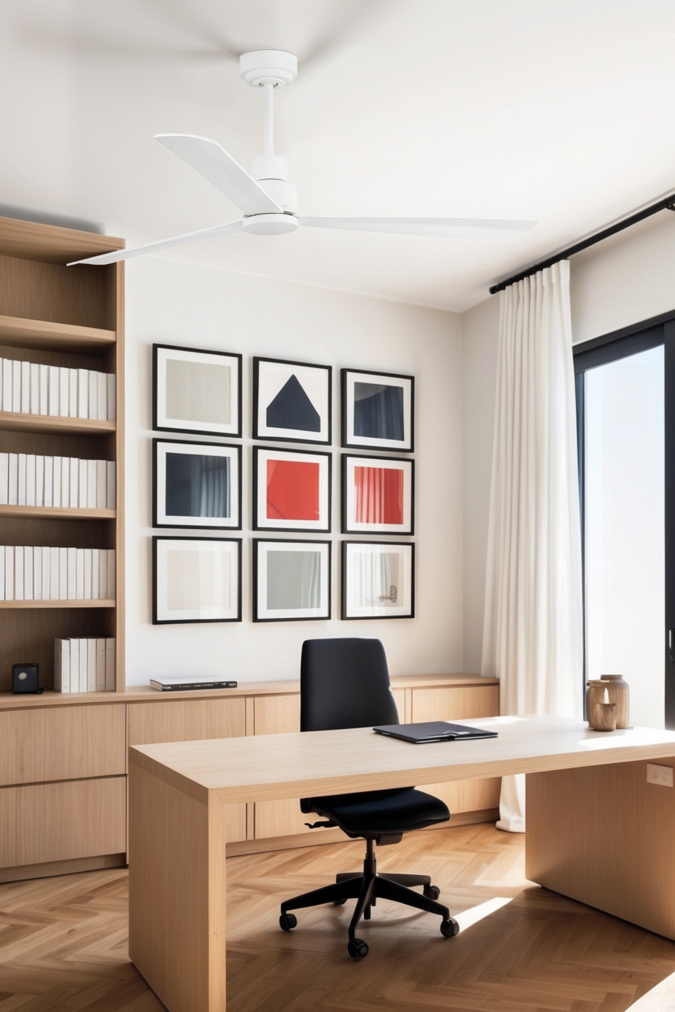 Ventilatore Per Soffitto Bianco Senza Luce Mpcshop Nassau