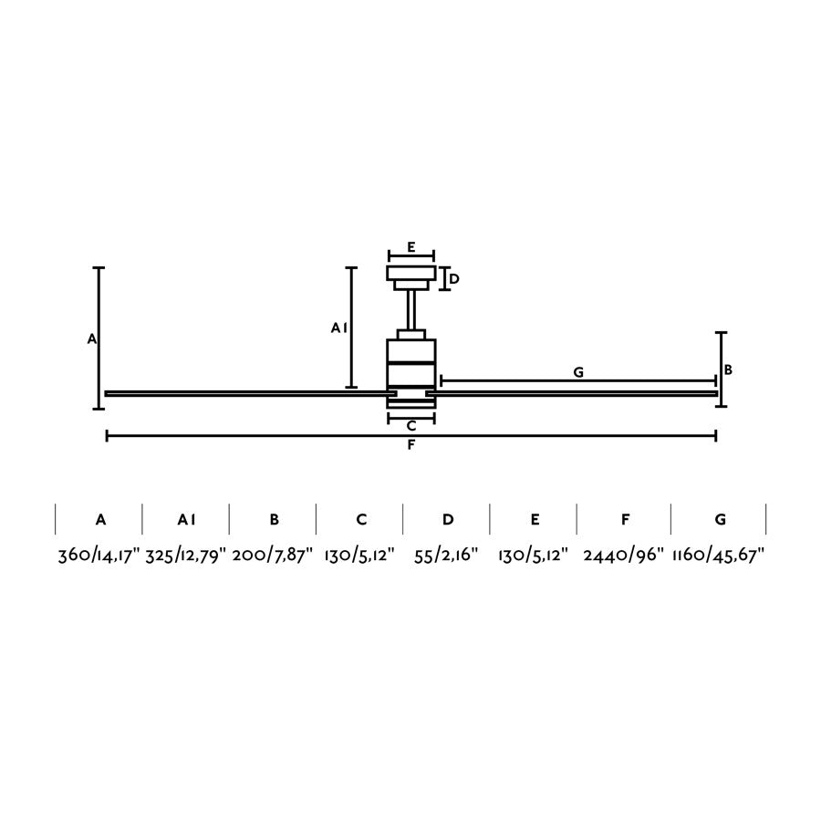 Ventilatore Da Soffitto Dc Extra Large Con Luce Manhattan