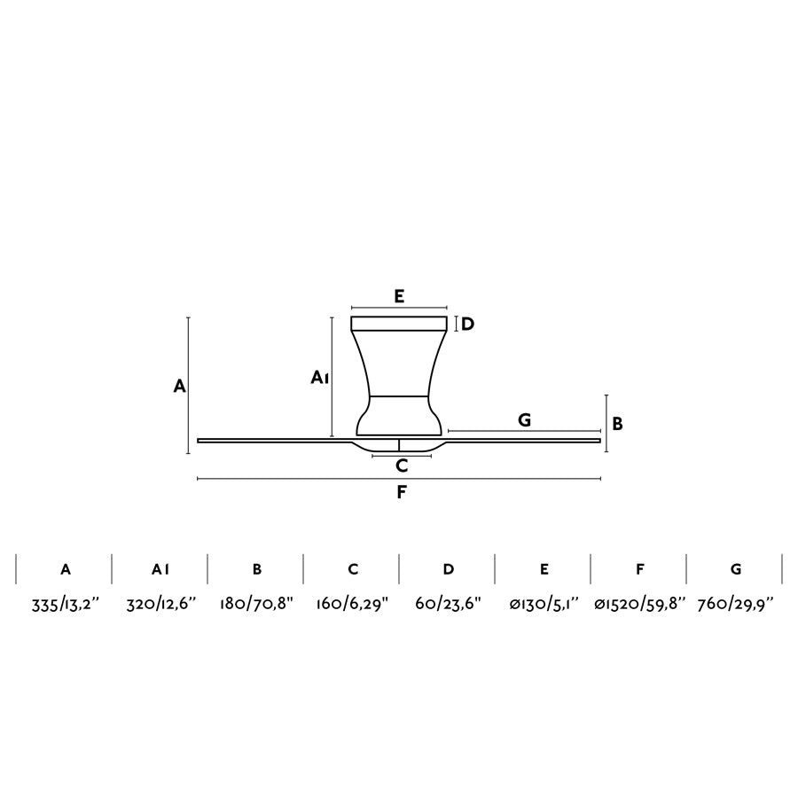 Faro Faro 33506 Faggio Ventilatore Per Soffitto Senza Luce Lama