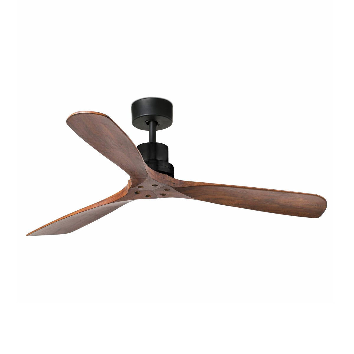 Ventilatore Lantau L nero opaco noce