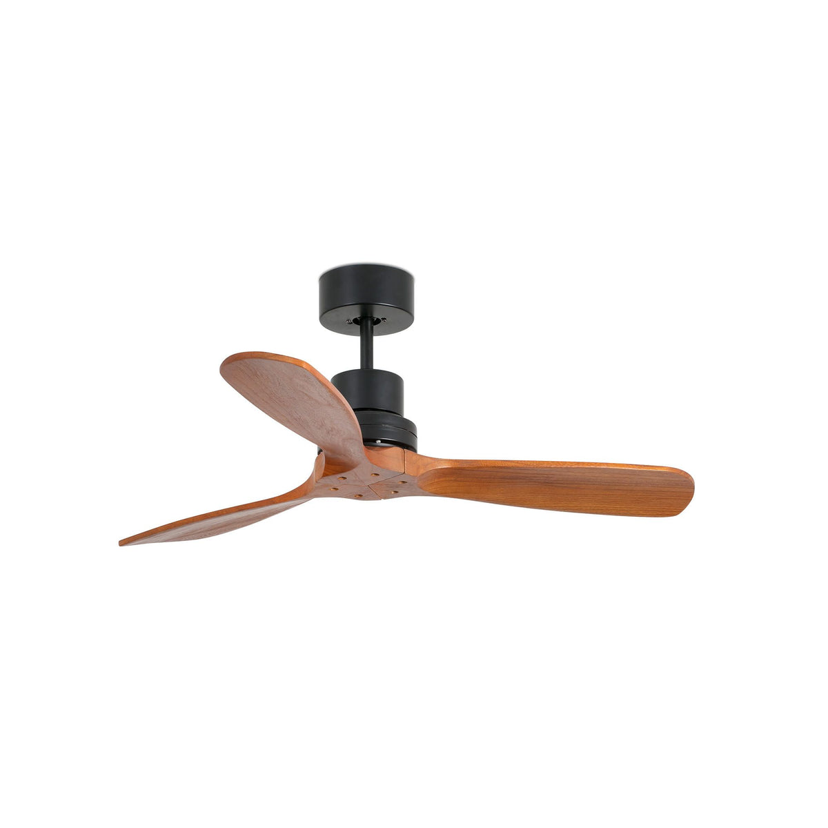 Ventilatore Mini Lantau S nero opaco noce