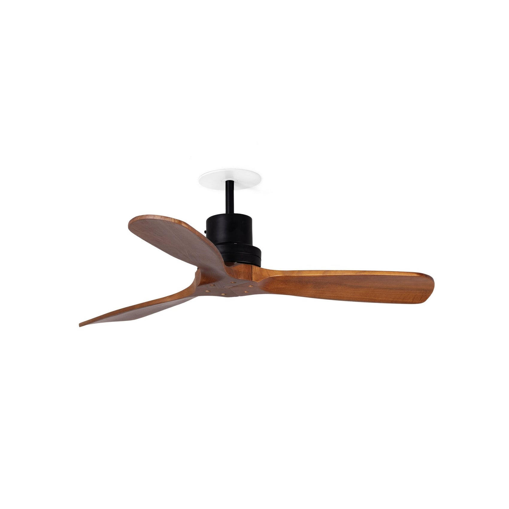 Ventilatore Lantau Recessed S nero noce TUYA