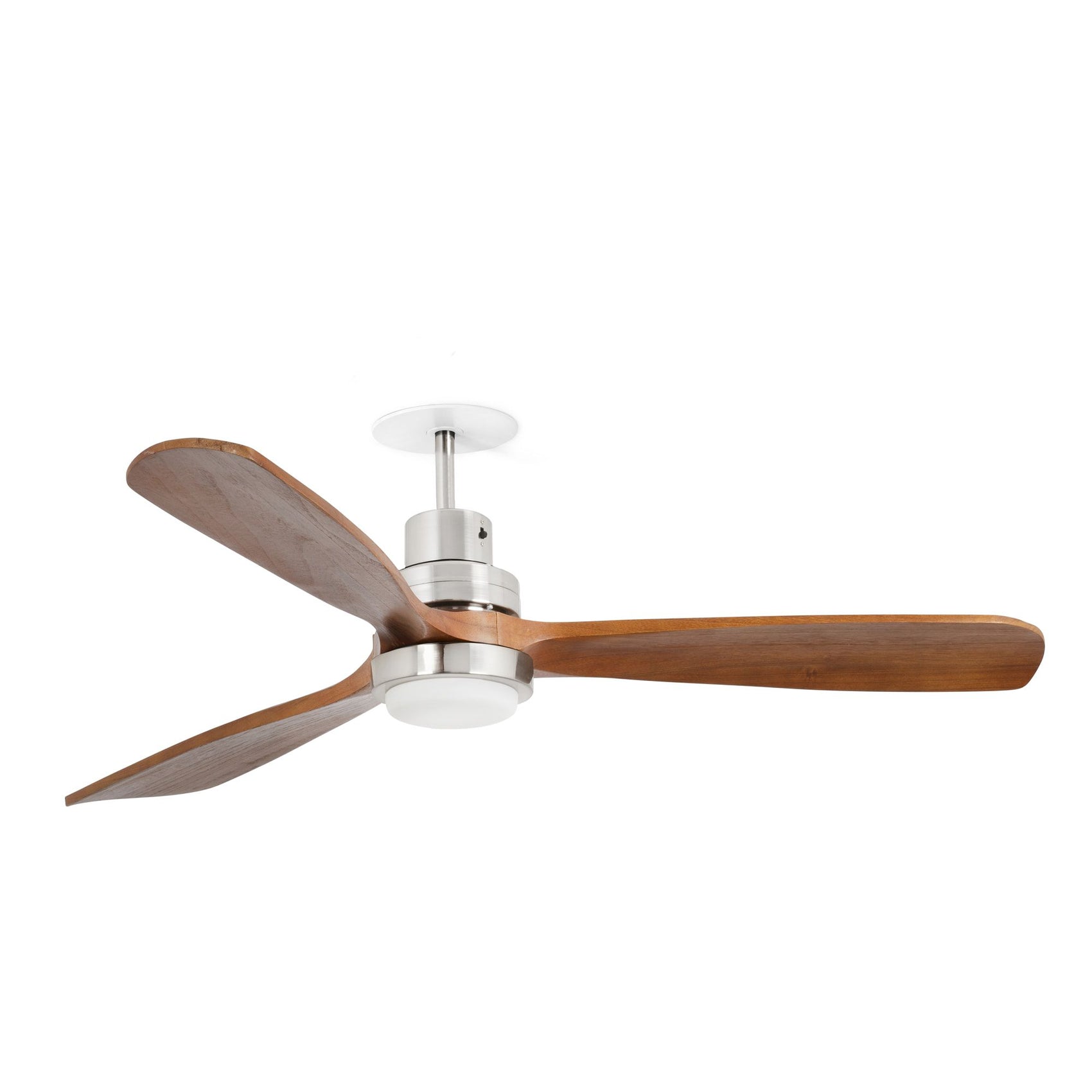 Ventilatore Lantau Recessed L nichel opaco noce 3000K