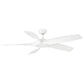 Ventilatore Per Soffitto Bianco Con Led Modello Cocos