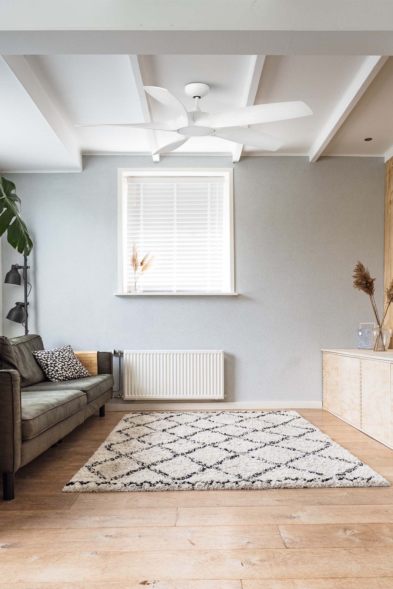 Ventilatore Per Soffitto Bianco Con Led Modello Cocos