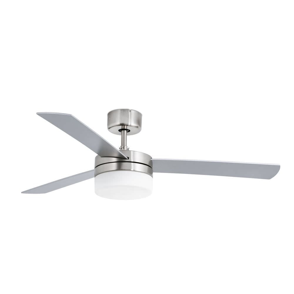 Faro Faro 33608 Nichel Mogano Ventilatore Per Soffitto Con Luce Panay