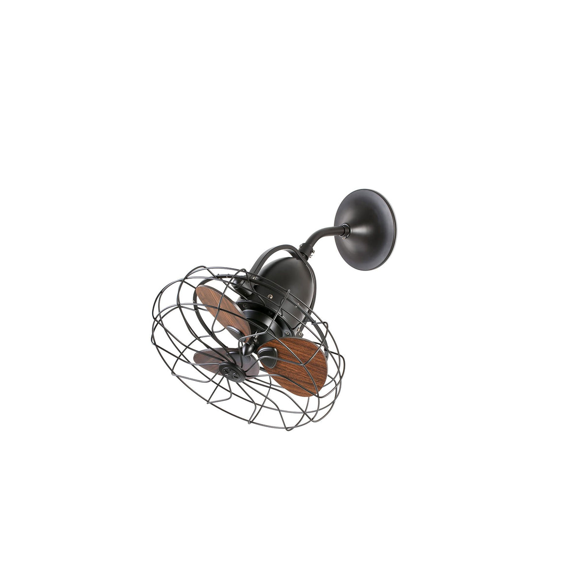 Ventilatore Keiki S marrone noce stile industrial
