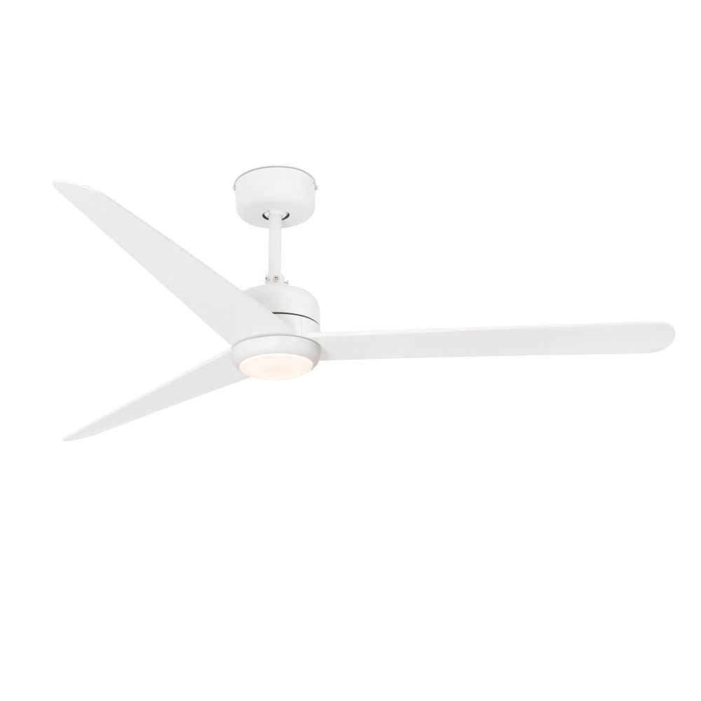 Ventilatore Con Telecomando Bianco Con Motore Dc e Luce Led