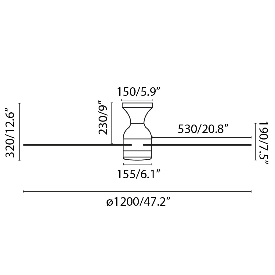 Ventilatore Con Luce Led Fraser Bianco Faro33756