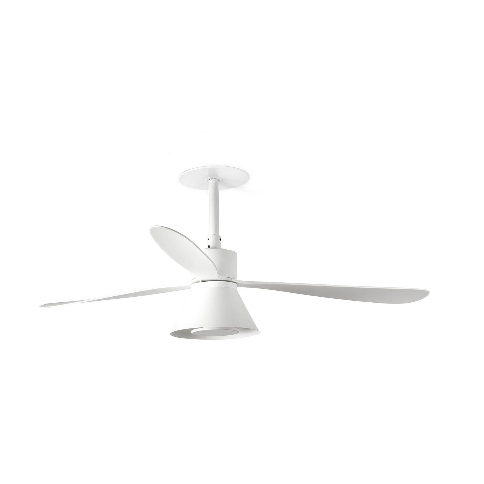 Ventilatore da soffitto bianco opaco