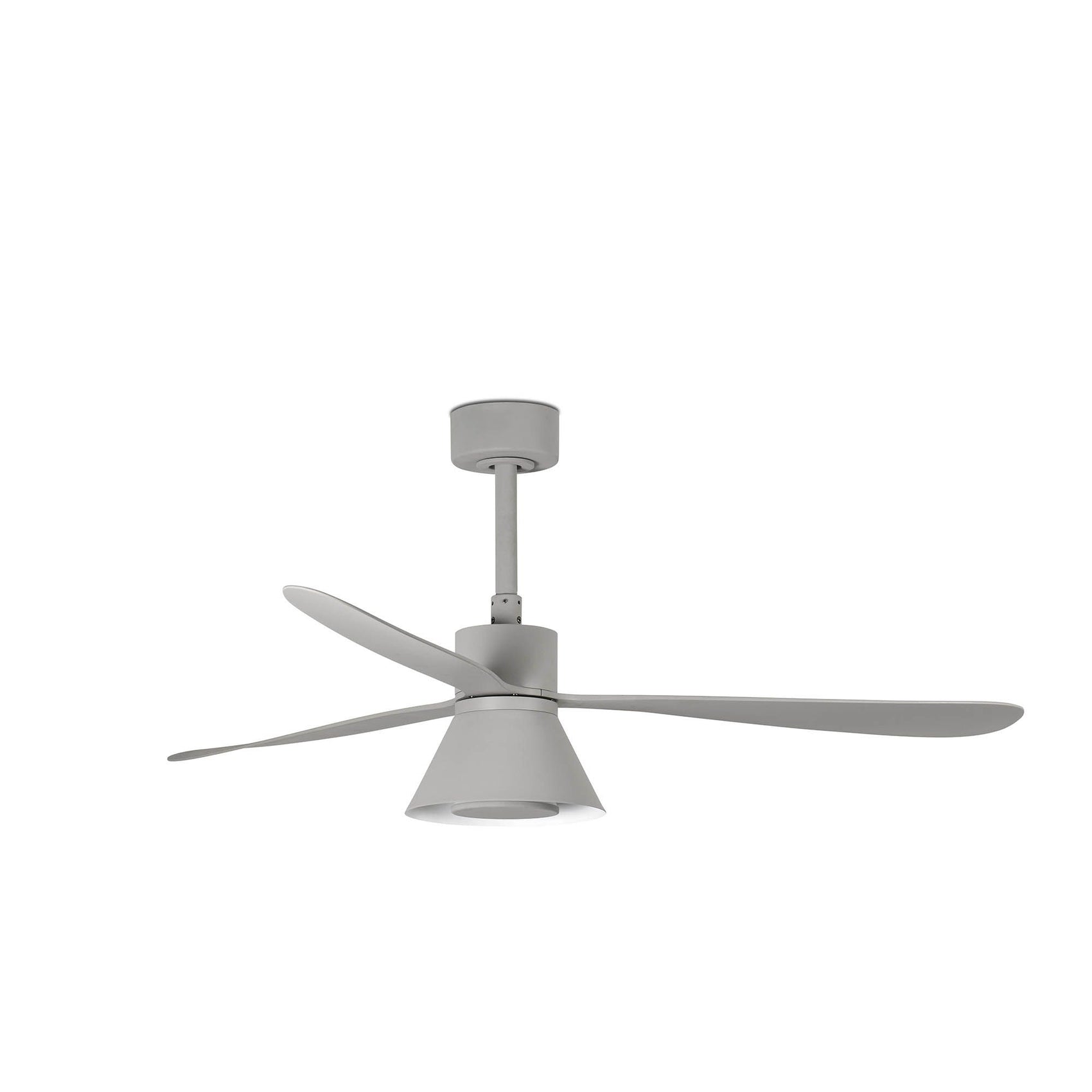 Ventilatore a soffitto con luce grigio