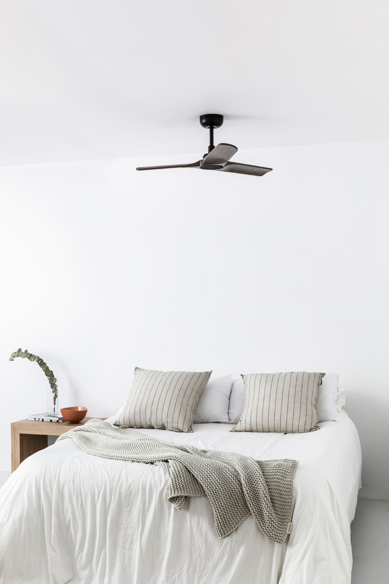 Ventilatore Heywood S nero noce TUYA