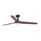 Ventilatore Heywood L LED nero noce 10W SWT TUYA