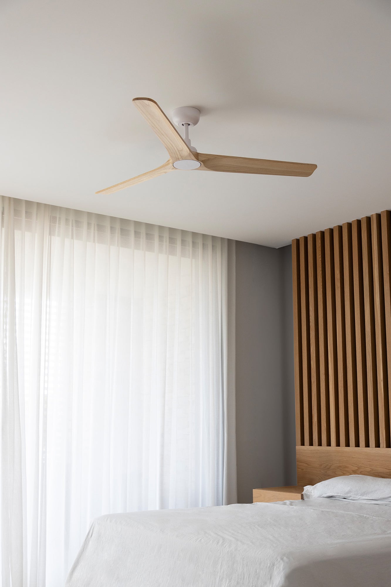 Ventilatore Heywood L bianco pino TUYA