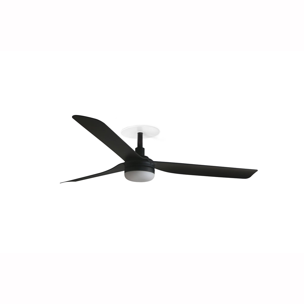 Ventilatore Punt Recessed M LED nero 18W SWT