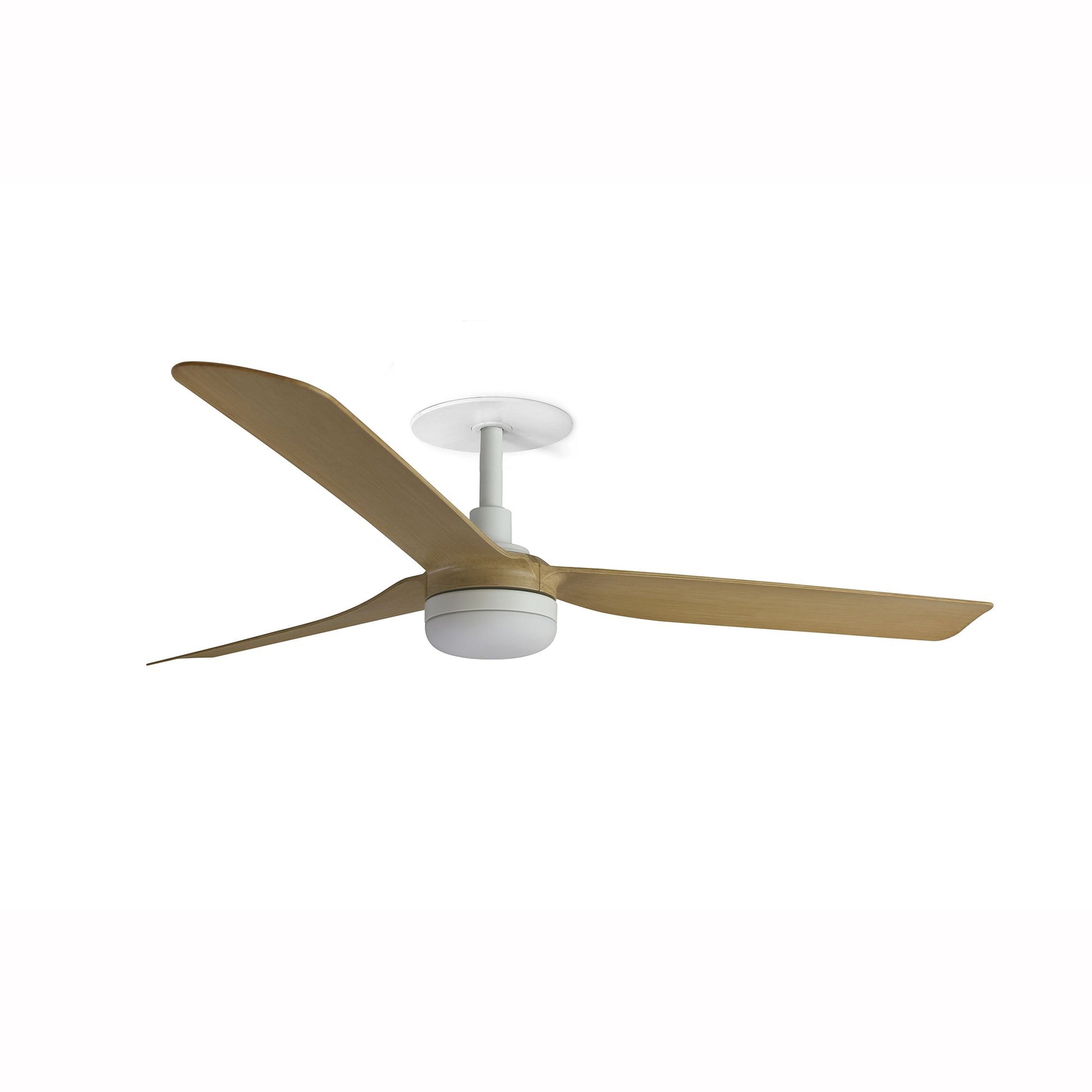 Ventilatore Punt Recessed M LED bianco-acero 18W SWT