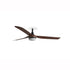 Ventilador Punt Recessed M LED preto nogueira 18W SWT