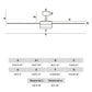 Ventilatore a soffitto Faro Cruiser