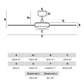 Faro Rudder s Ø1060mm Eleganza e Qualita