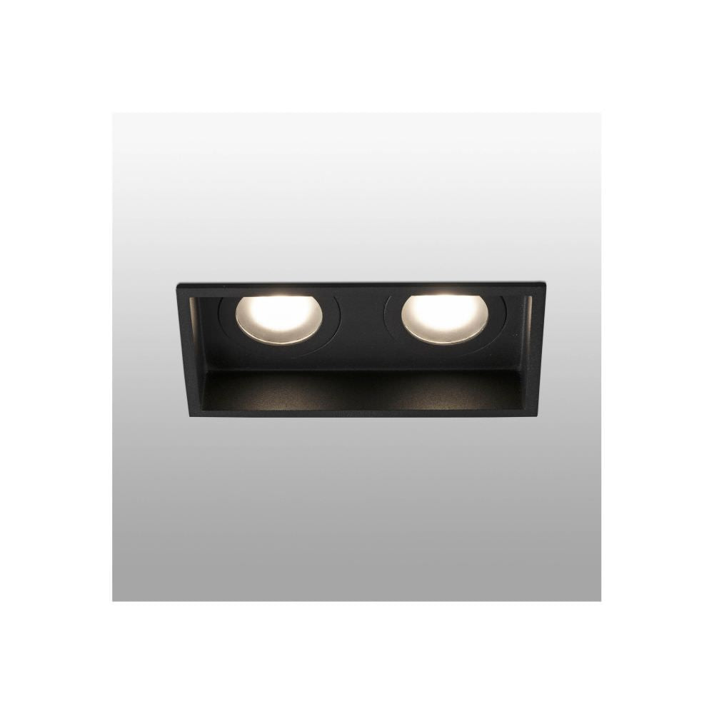 FARO FARO 40125  HYDE NERO QUADR 2L GU10