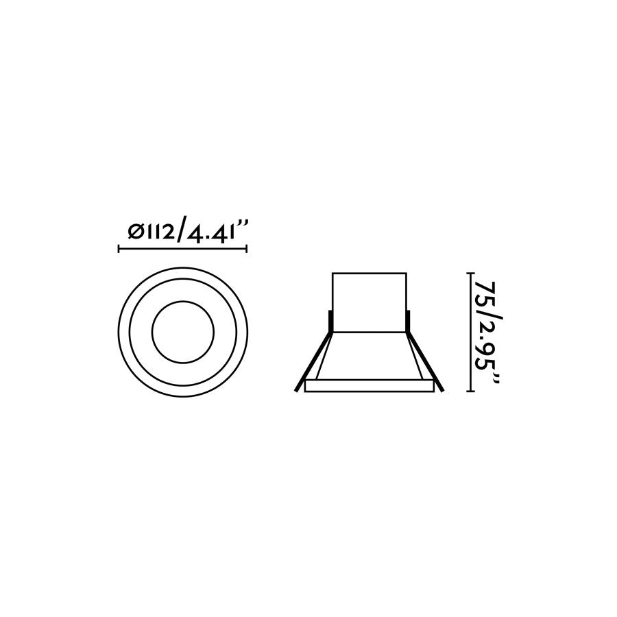 Faro Faro 42928 Faretto Led Per Incasso Tondo