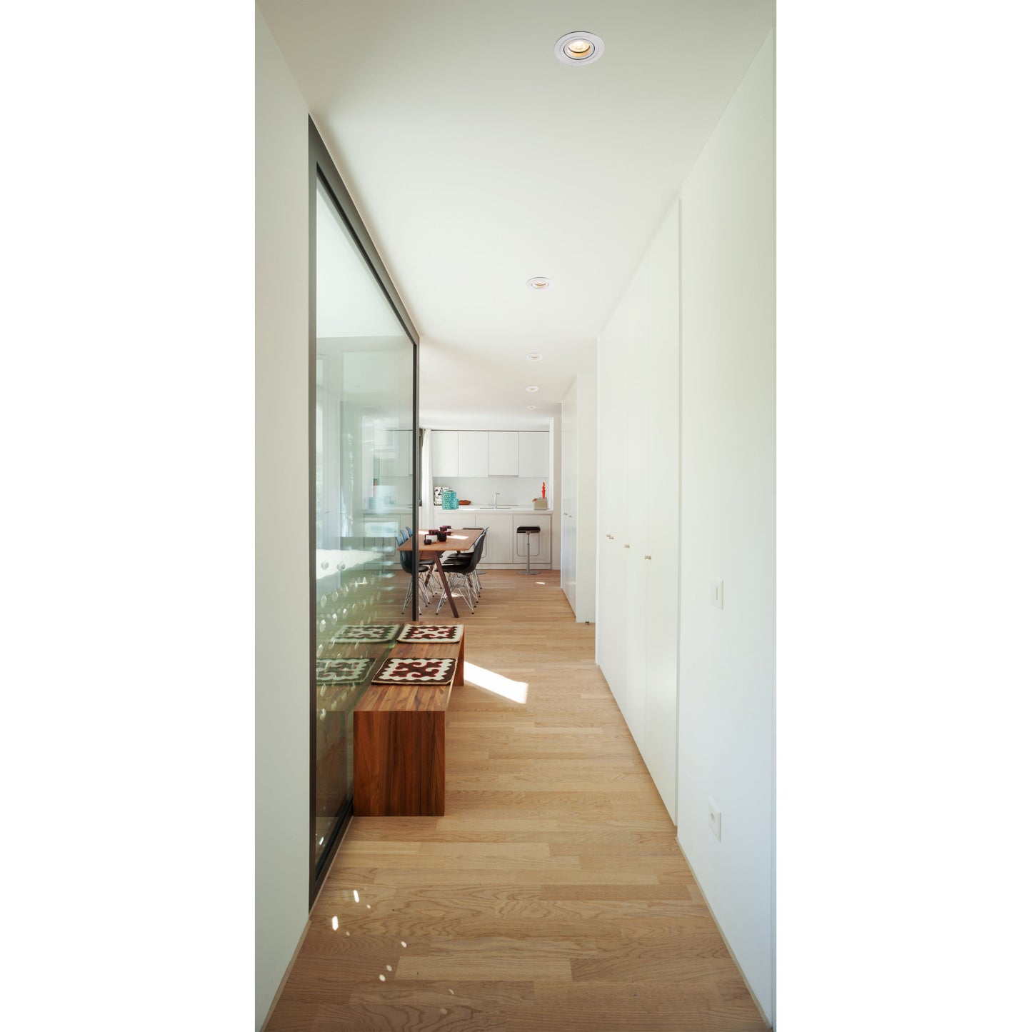 Faretto Per Incasso a Soffitto Bianco In Alluminio Mpc 43398