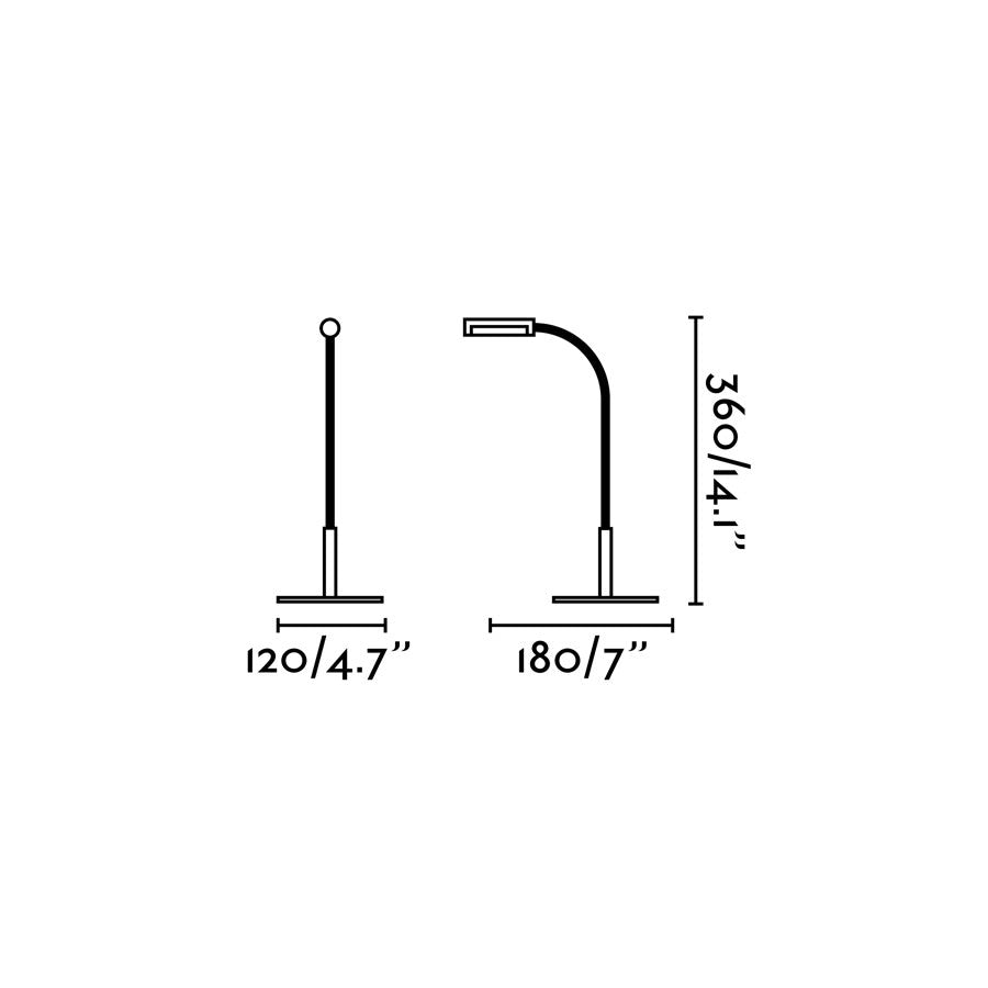 Faro Faro 50065 Lampada Da Tavolo Led Nera