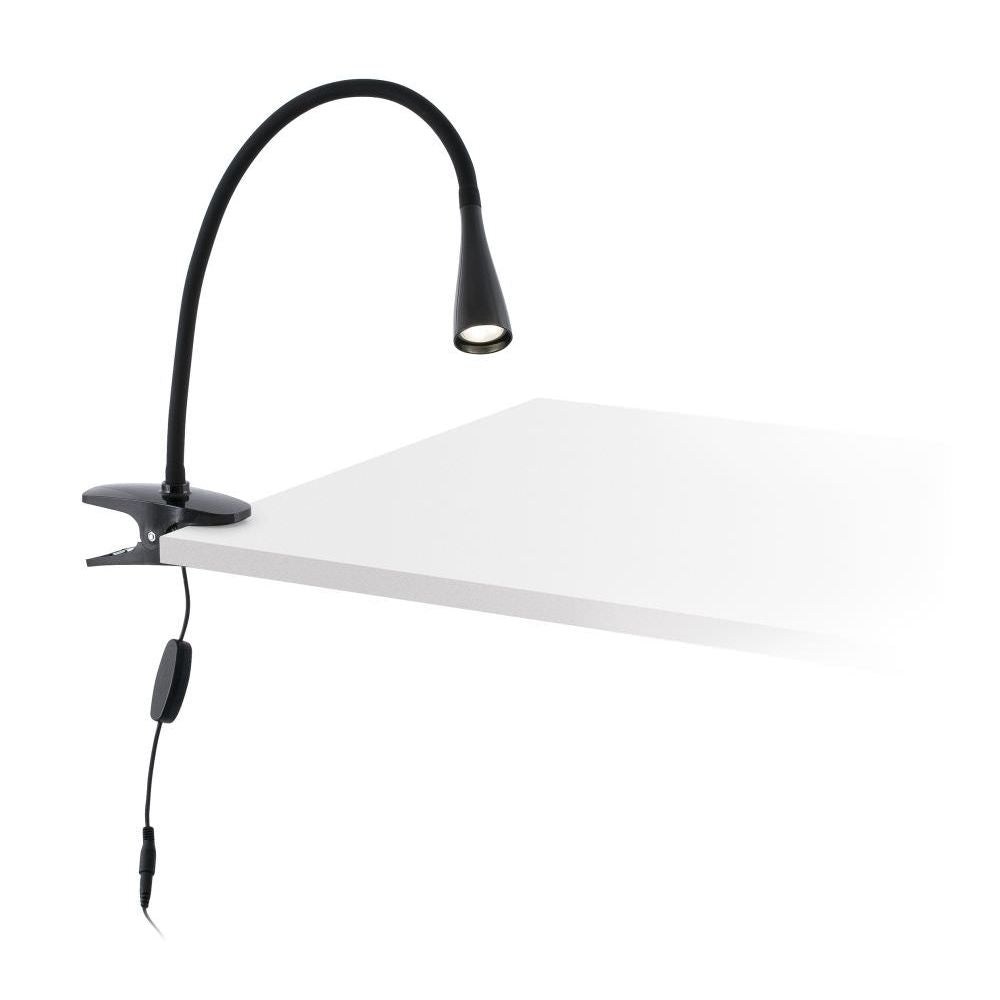 Lampada Led Con Pinza Colore Nero Da Studio Mpc 52061