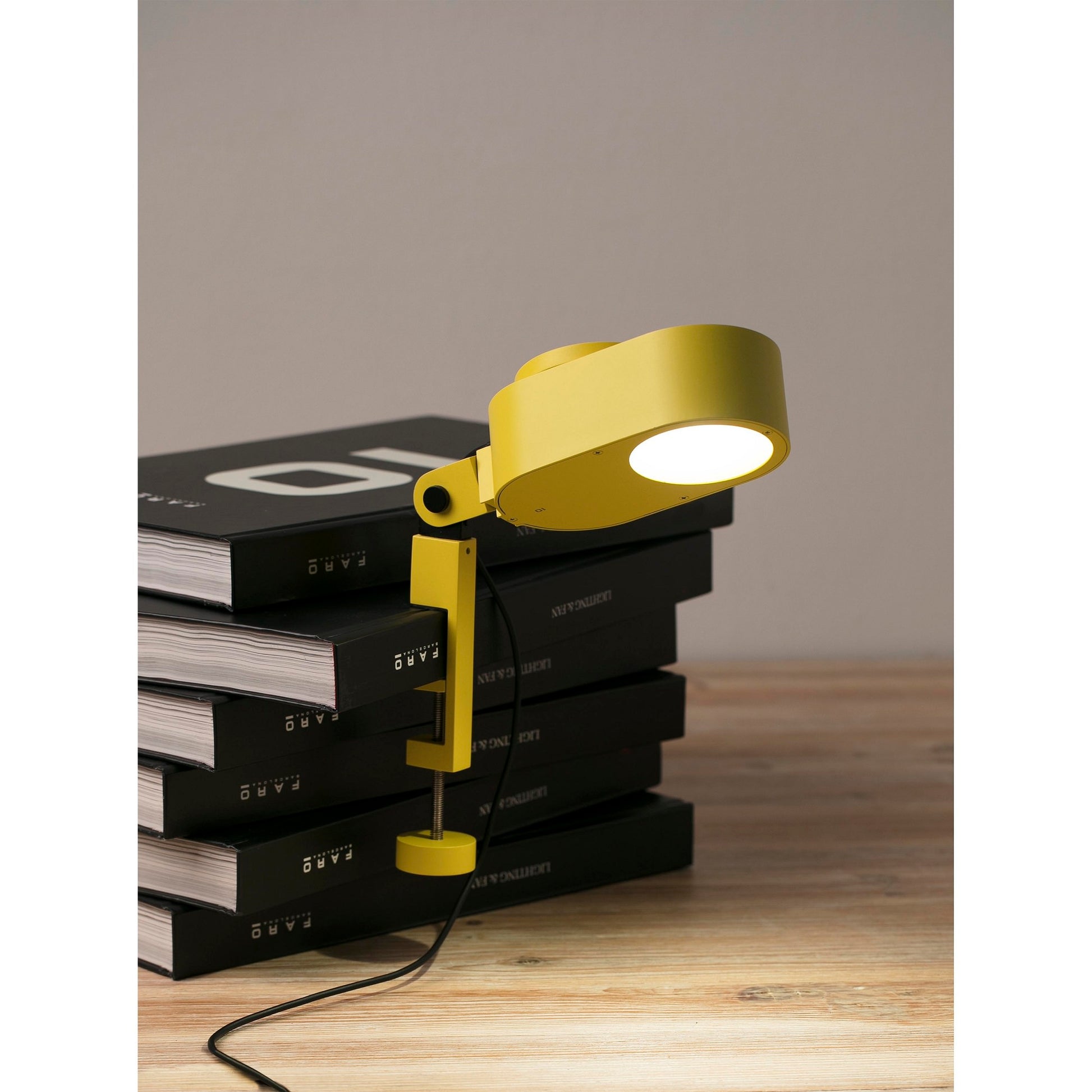 Faro Faro 57305 Lampada Led Con Morsetto Gialla