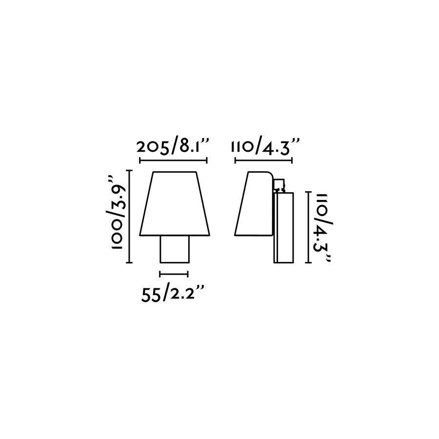 Faro Faro 62162 Spot Led Nero Per Parete