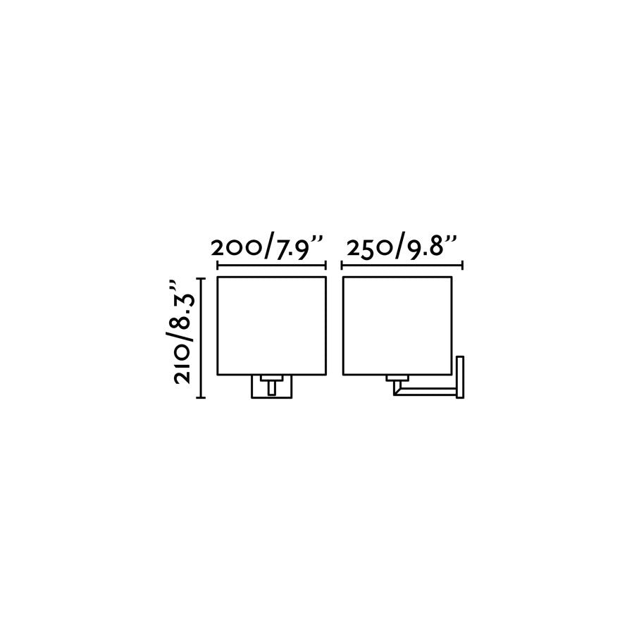Lampada Per Parete In Tessuto Di Lino Beige Mpc 62705