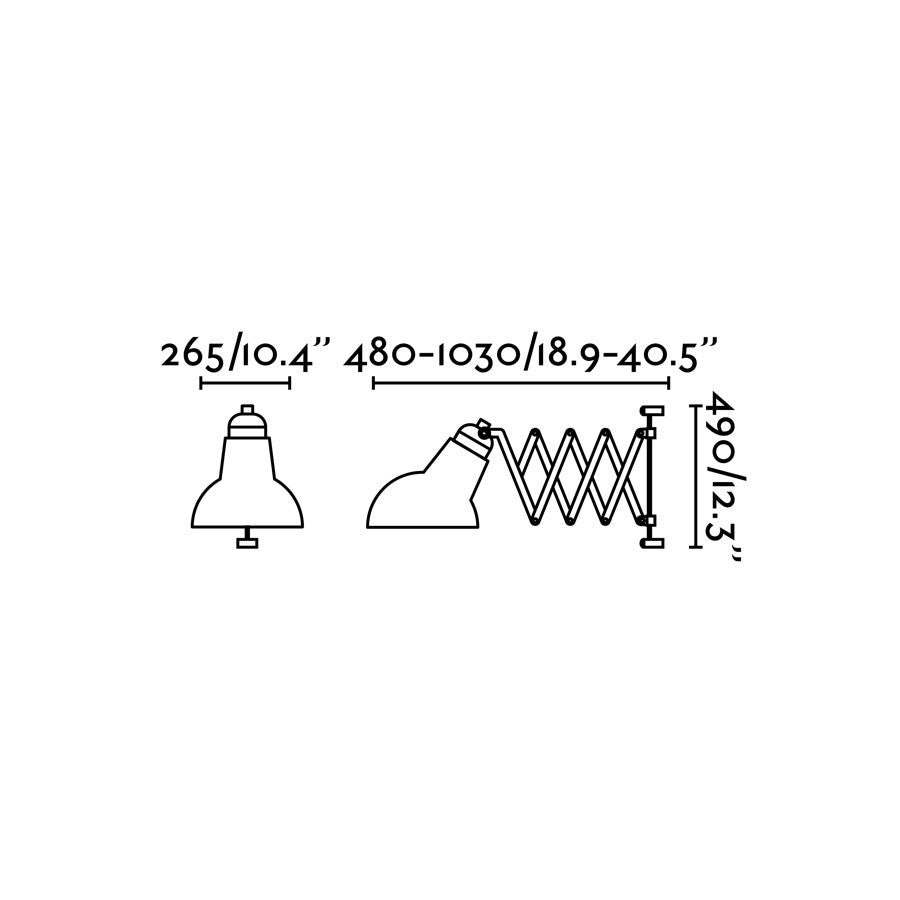 Lampada Per Parete a Soffietto Nera Mpc 62807