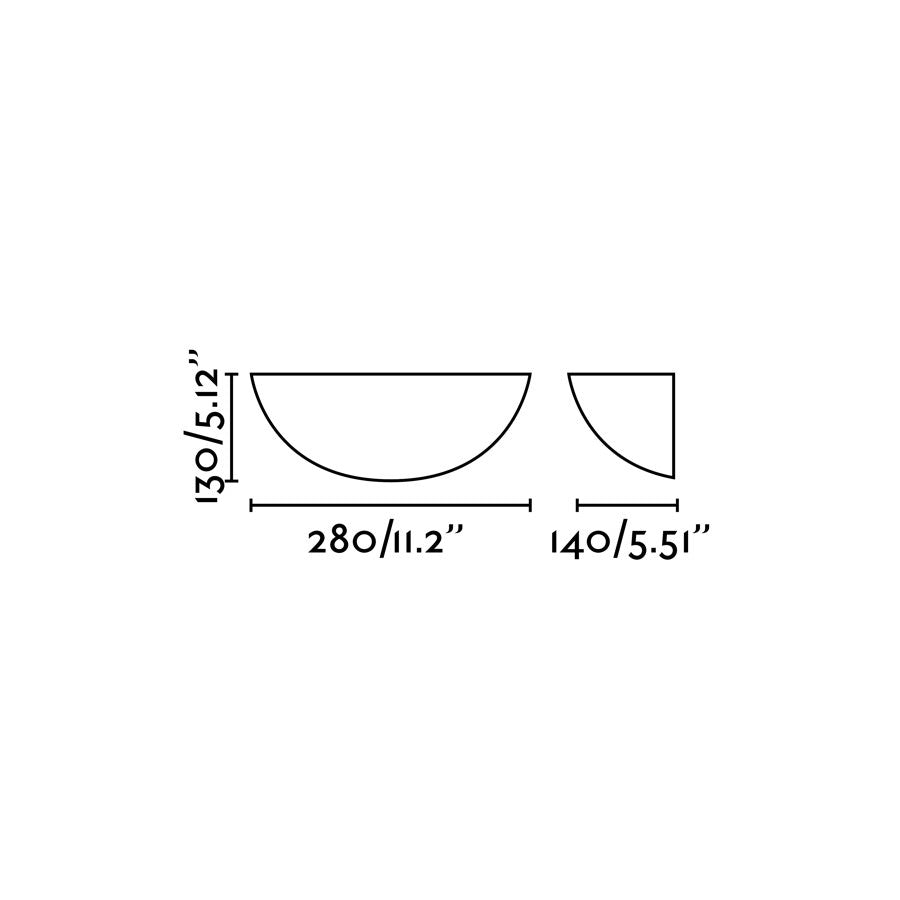 Applique Bianca In Gesso Per Parete Mpc 63285