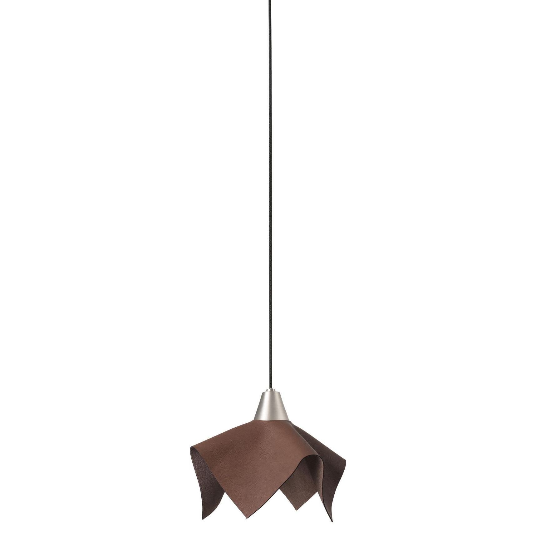 Faro Faro 66233 Lampada Led Soffitto In Pelle Marrone