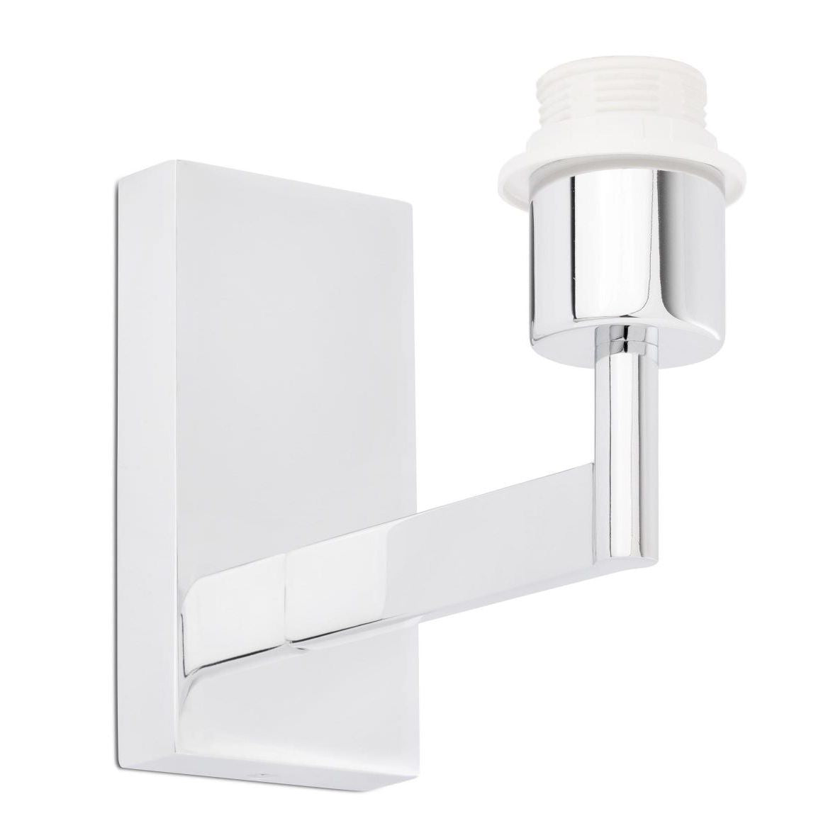 Portalampada Da Parete In Metallo Color Cromo Mpc 68491