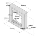 Cambia immagine Rivestimento In Legno Colore Rovere Per Caminetto Tagu 2