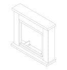 Cambia immagine Rivestimento In Legno Colore Rovere Per Caminetto Tagu 3