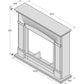 Rivestimento in legno rovere per caminetto eleganza e qualita
