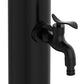 Fontana Da Giardino Nera In Alluminio Resistente Design Elegante e Facile Da Installare Acquista Ora Per Un Giardino Moderno e Funzionale