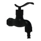 Fontana Da Giardino Bianca Con Rubinetto e Tubo Flessibile