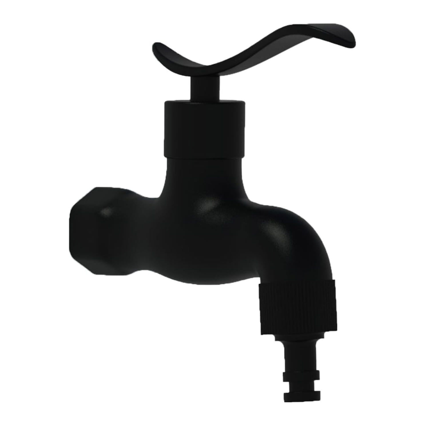 Fontana Da Giardino Bianca Con Rubinetto e Tubo Flessibile