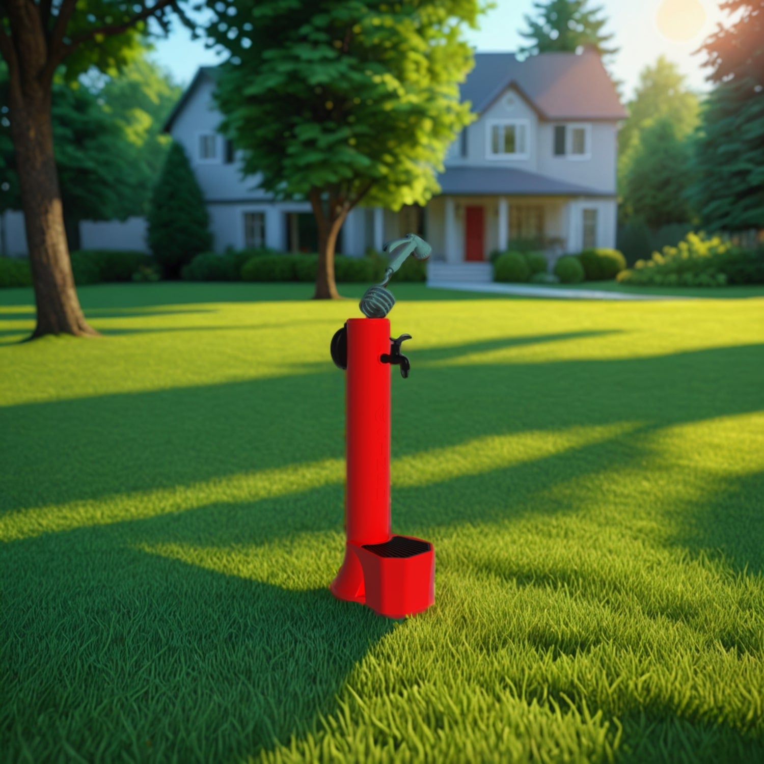Fontana Tritone Pro Rossa Eleganza e Funzionalita Per Il Tuo Giardino