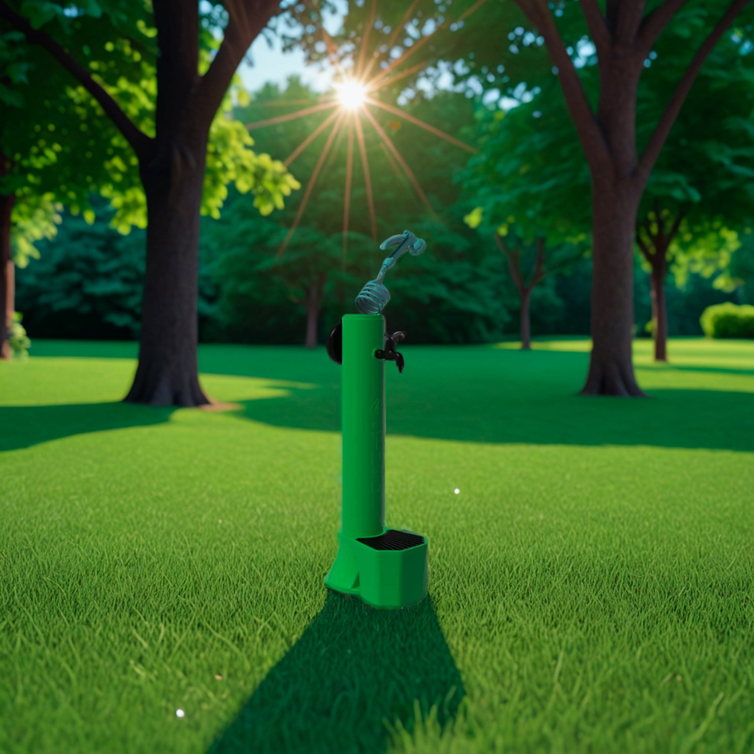 Fontana Tritone Pro Verde Eleganza e Funzionalita Per Il Tuo Giardino