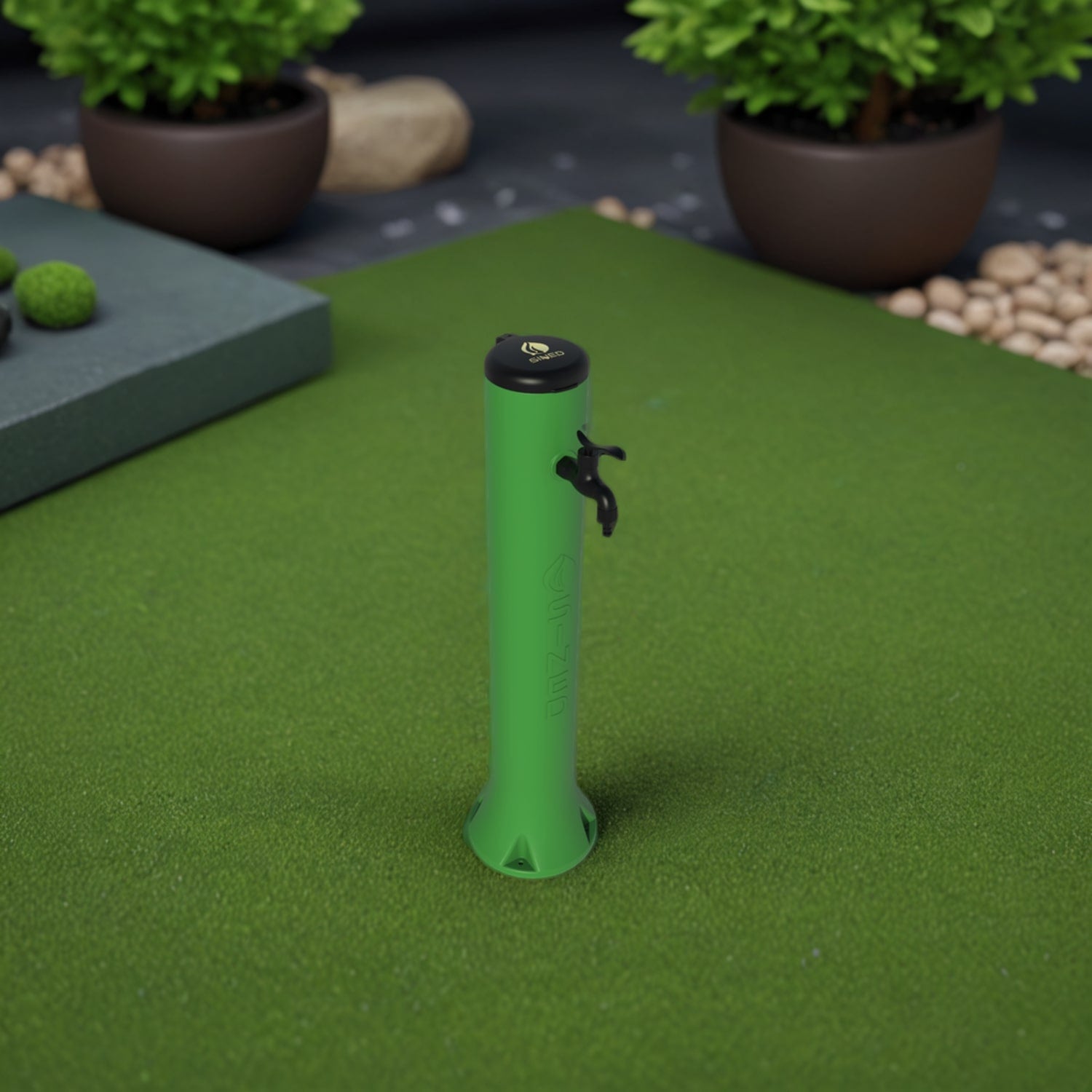 Fontanella Da Giardino Verde Tritone Design Elegante Materiali Resistenti Acquisto Sicuro e Consegna Veloce