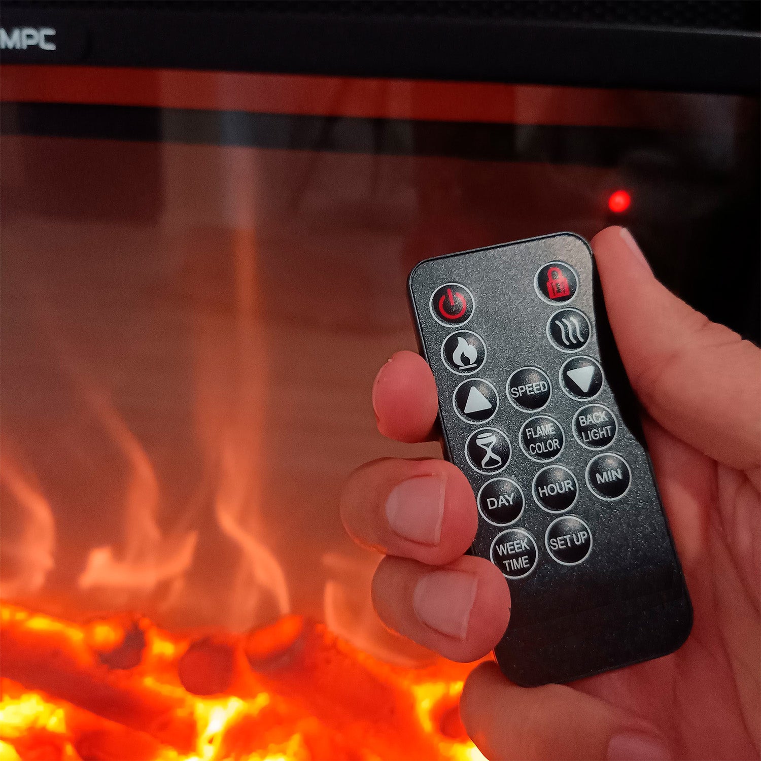 Caminetto Elettrico Turchese Da Parete Eleganza e Funzionalita