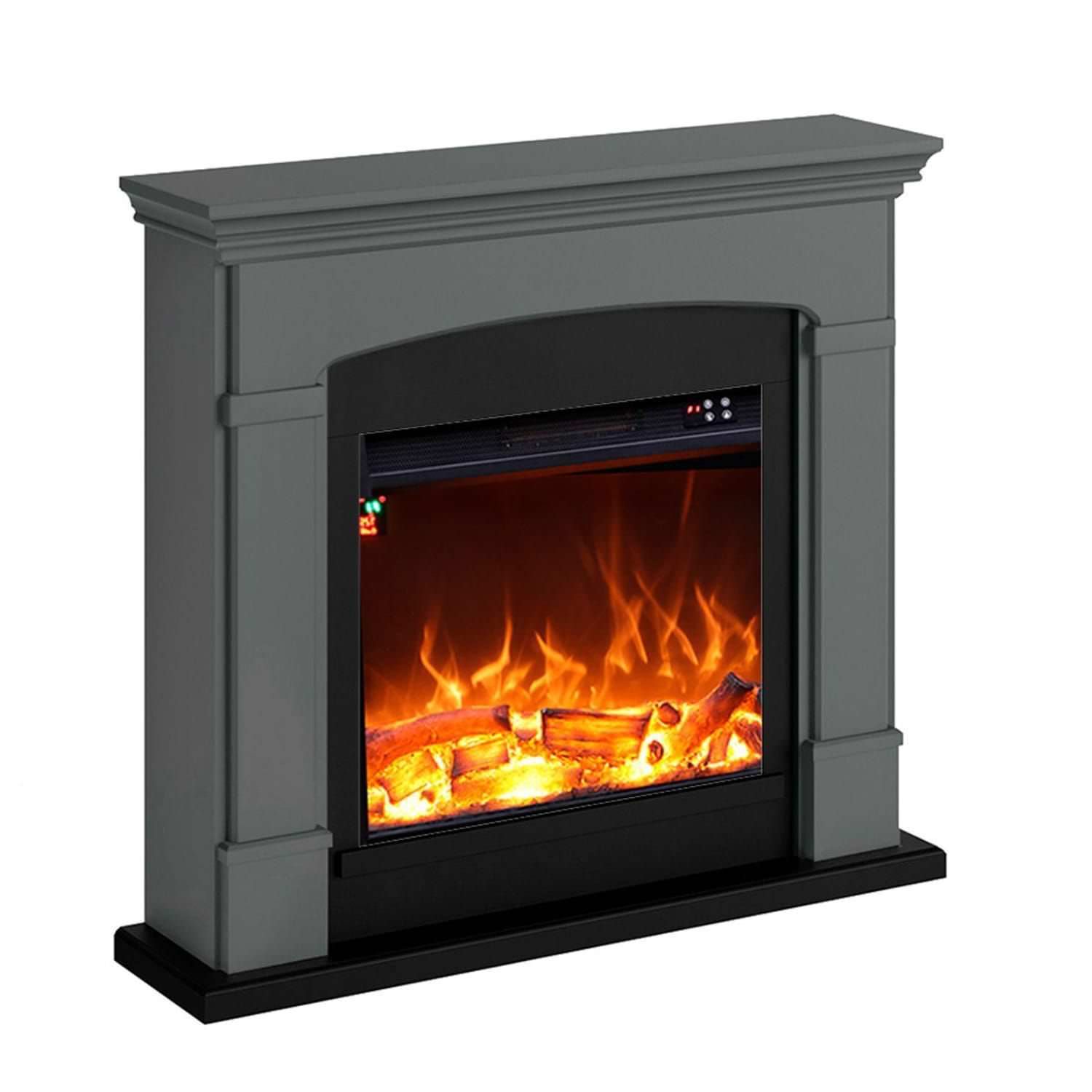 Caminetto Elettrico Fuego Monica Antracita Eleganza e Funzionalita