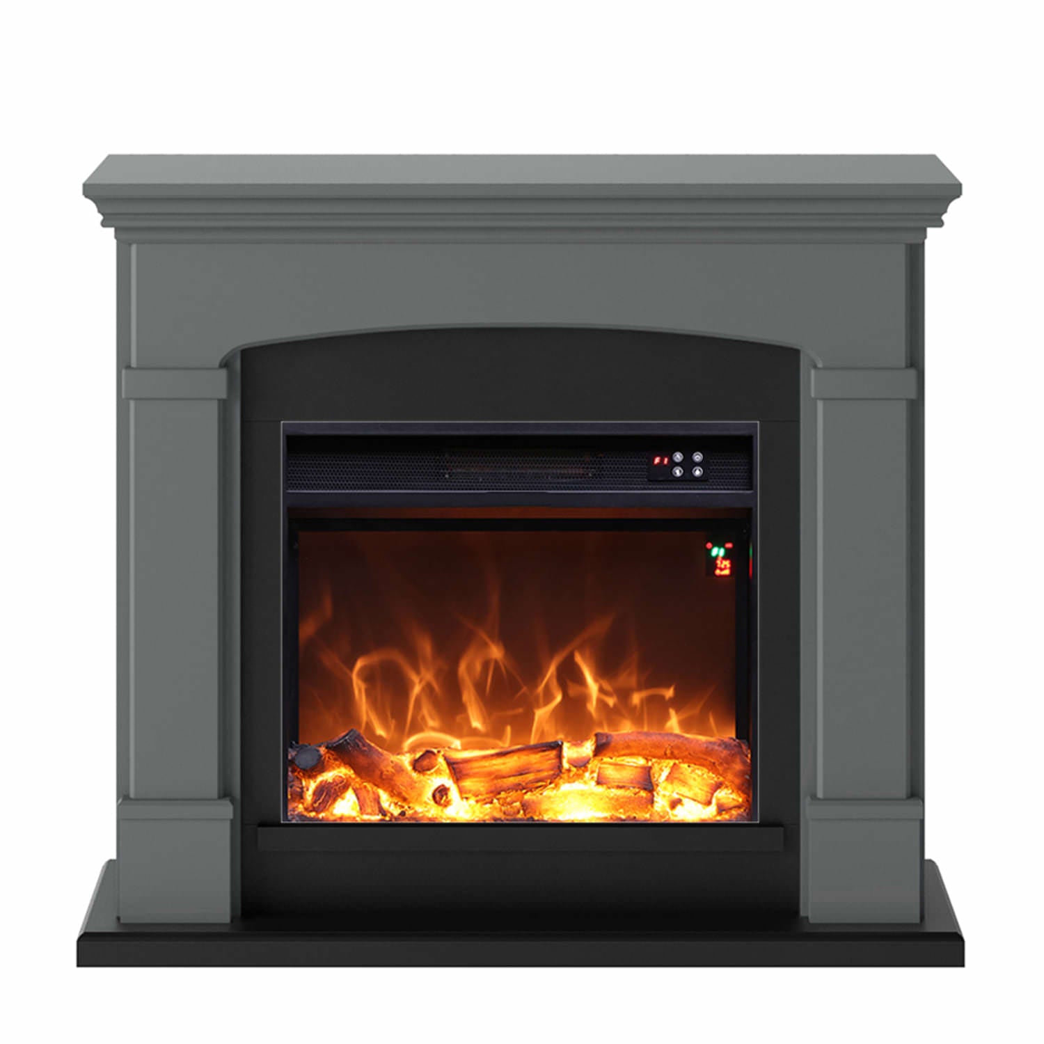 Caminetto Elettrico Fuego Monica Antracita Eleganza e Funzionalita